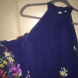 Nwot cold shoulder floral dress